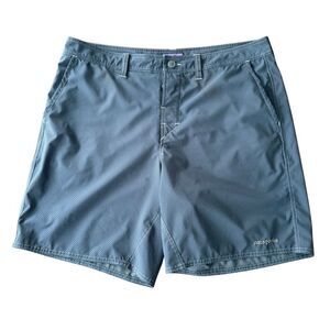 Patagonia Terre Planing Walking Shorts Navy Geometric Boardshorts 38
